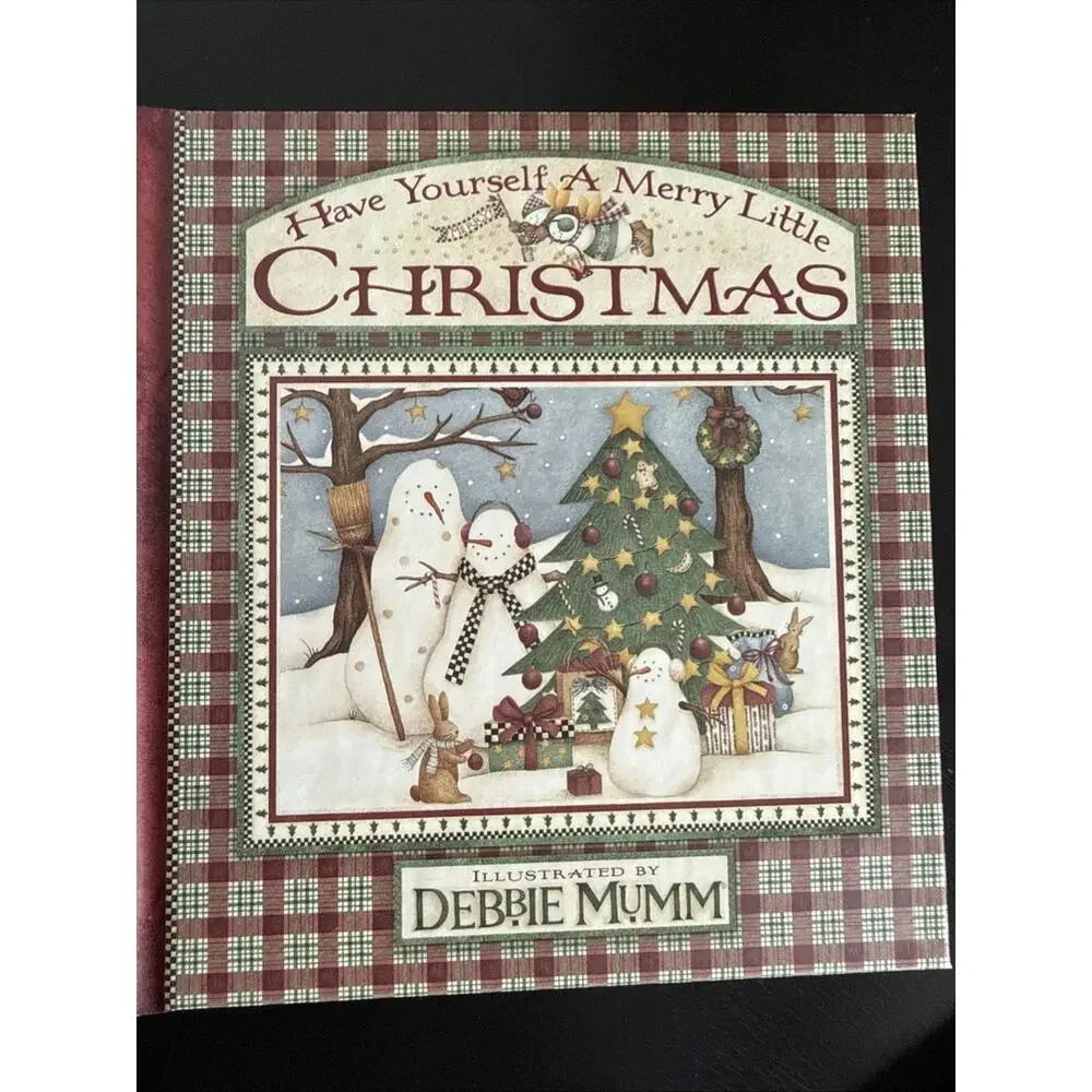 Vintage 2000 Debbie Mumm Christmas Gift Books Lot 2 NOS New Hardcover Snowman